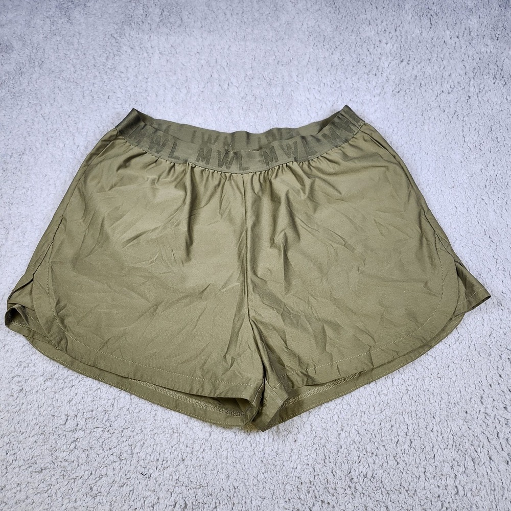 Madewell MWL Shorts Womens Large Pull On Lounge Pockets Pull  On Green